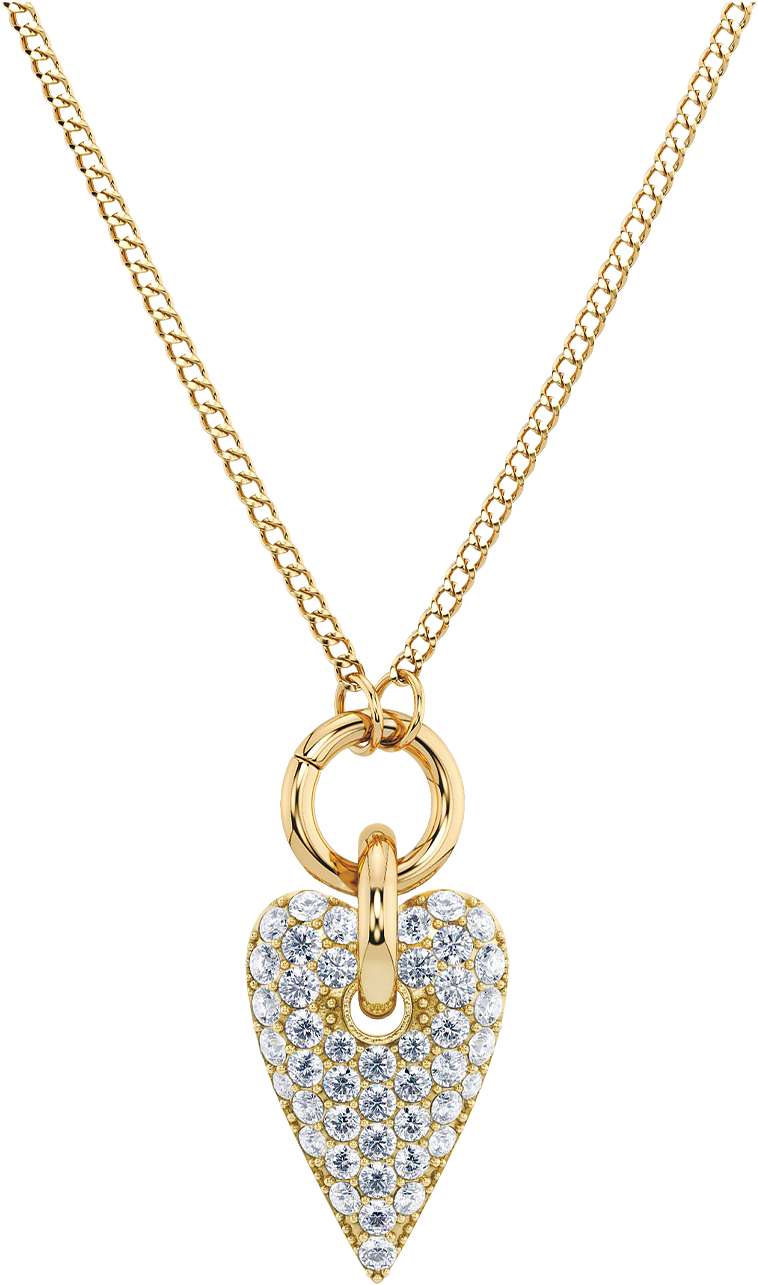 Amore Sparkle Necklace L Gold, från Edblad, i färgen Gold.