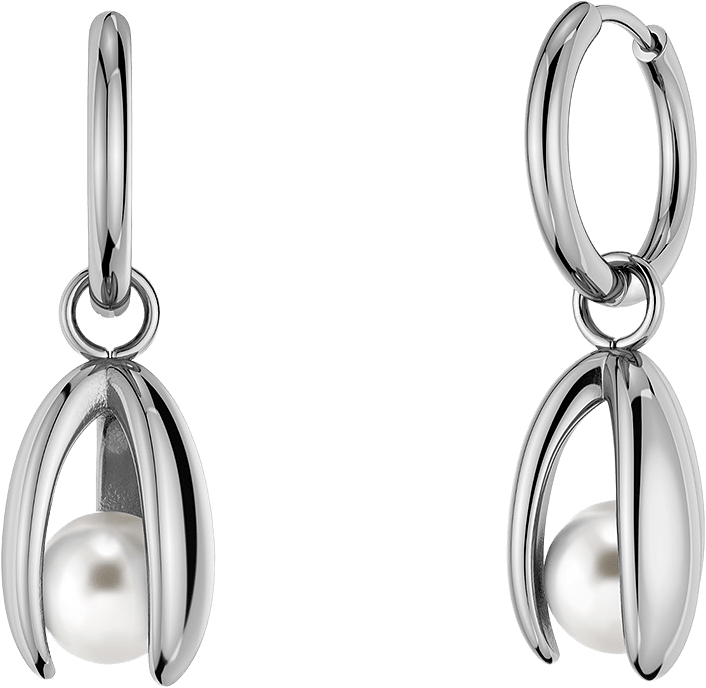 Moonrave Hoops L Silver, från Edblad, i färgen Silver.