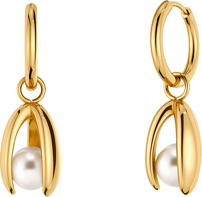 Moonrave Hoops L Gold, från Edblad, i färgen Gold.