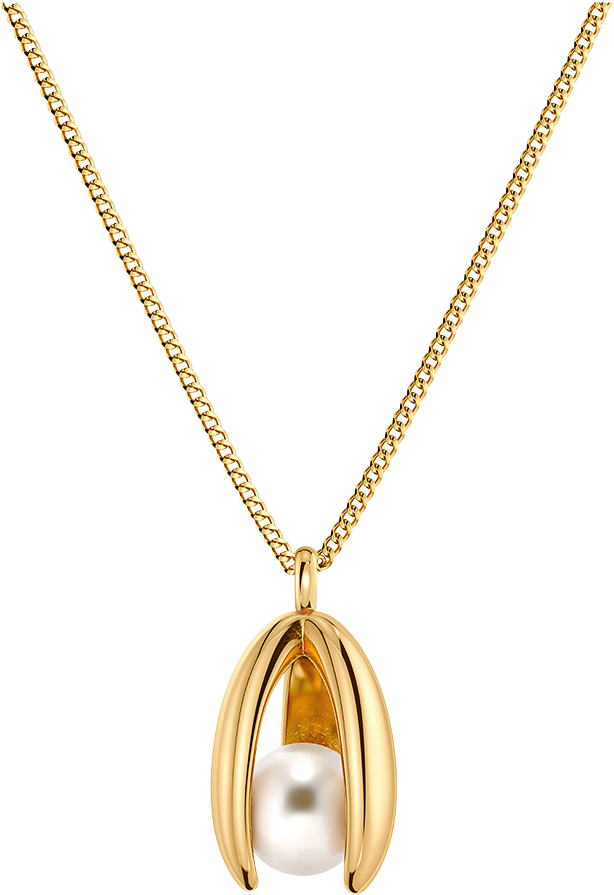 Moonrave Necklace L Gold, från Edblad, i färgen Gold.