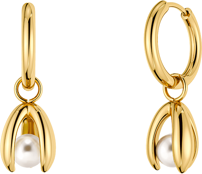 Moonrave Hoops S Gold, från Edblad, i färgen Gold.