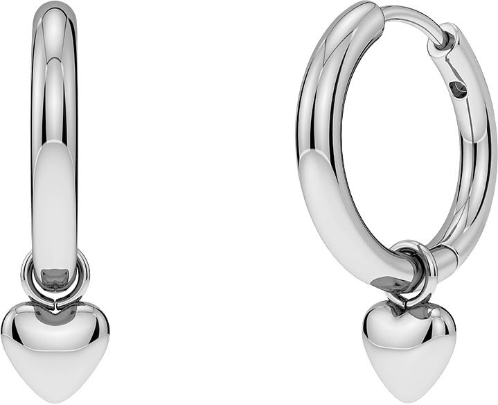 Barley Petite Hoops Silver, från Edblad, i färgen Silver.