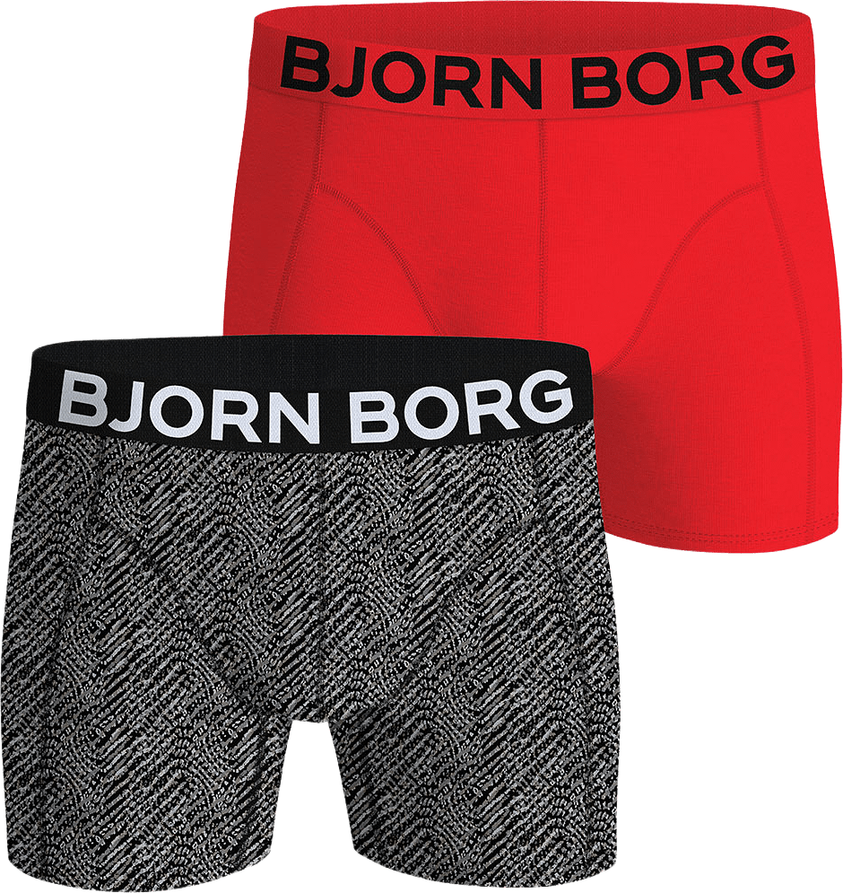 Organic cotton stretch boxer 2p, från Björn Borg, i färgen Multipack 5.