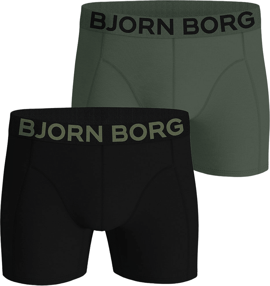 Organic cotton stretch boxer 2p, från Björn Borg, i färgen Multipack 4.