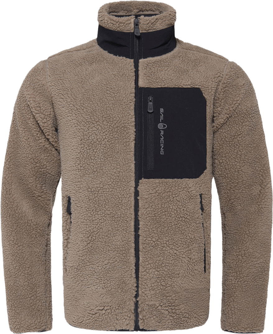 Bowman Pile Zip Jacket, från Sail Racing, i färgen Sand.