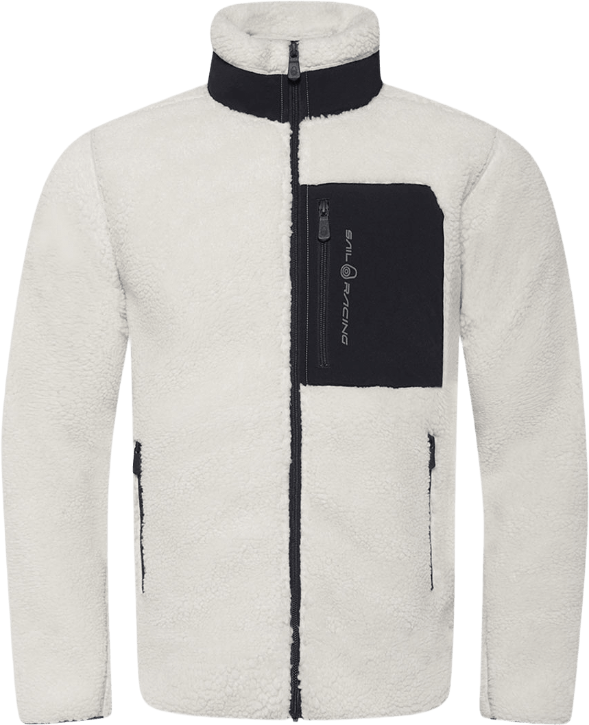 Bowman Pile Zip Jacket, från Sail Racing, i färgen Ivory.