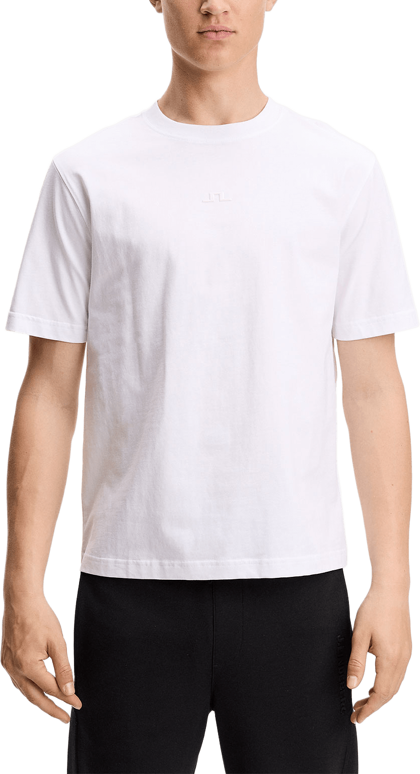 Parcie Logo Tee, från J.Lindeberg, i färgen White.