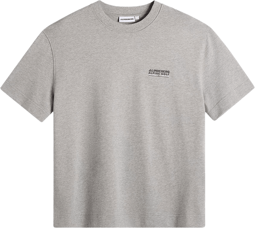 Bennett Heavy T-Shirt, från J.Lindeberg, i färgen Light Grey Melange.