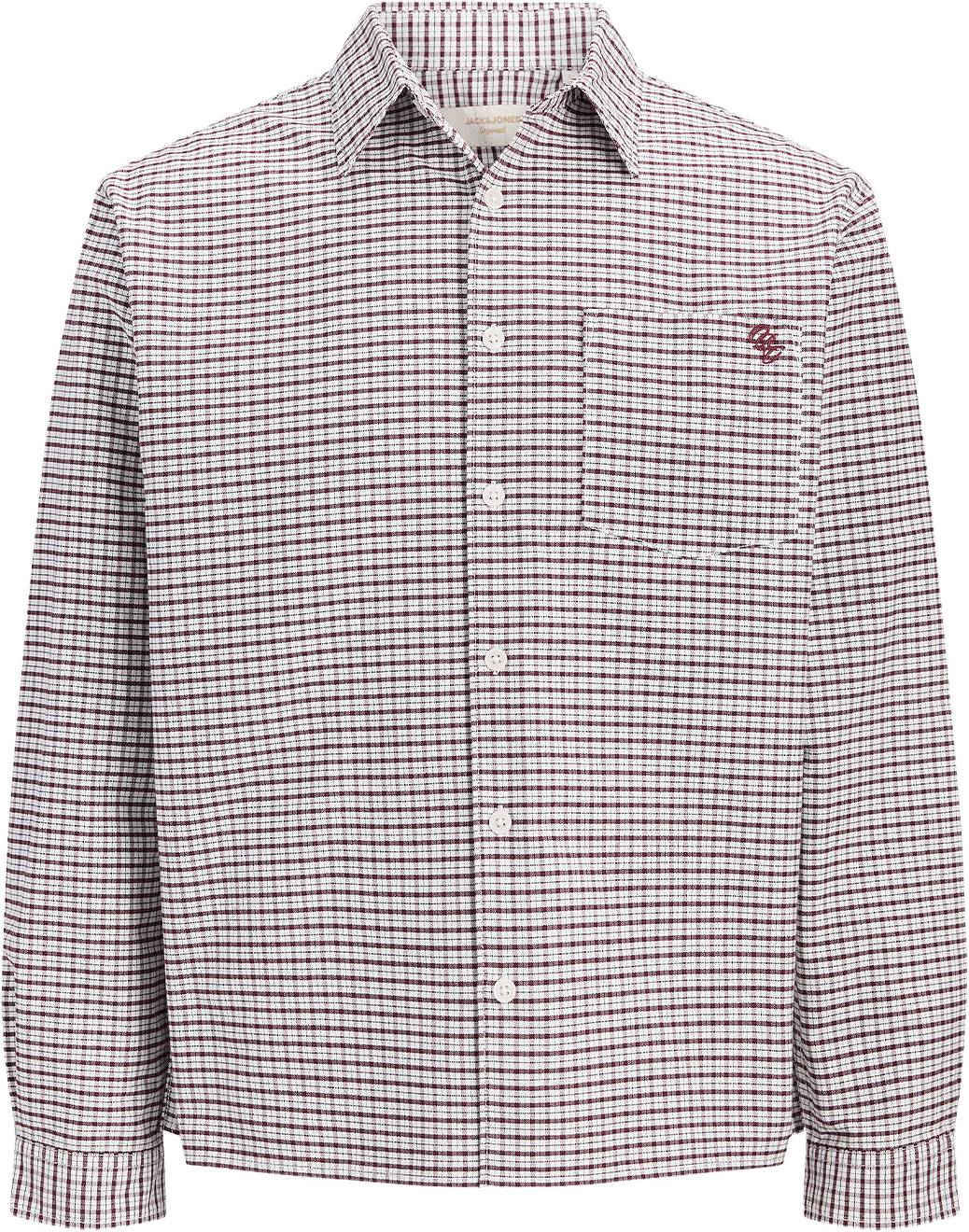Fredriksbergs Oxford Shirt, från Jack & Jones, i färgen Chocolate Truffle Checks.
