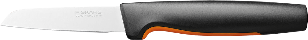 Skalkniv FF rakt knivblad GRS, från Fiskars, i färgen Svart / Orange.