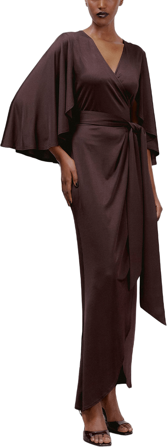 Cynthia Dress, från Ida Sjöstedt, i färgen Dark Brown.
