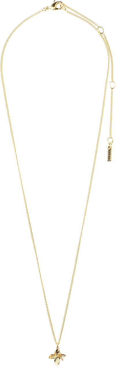 TRACE necklace gold-plated, från Pilgrim, i färgen Gold Plated.