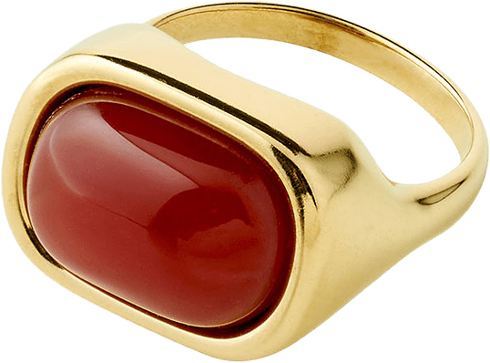 NOW ring gold-plated, från Pilgrim, i färgen Gold Plated.