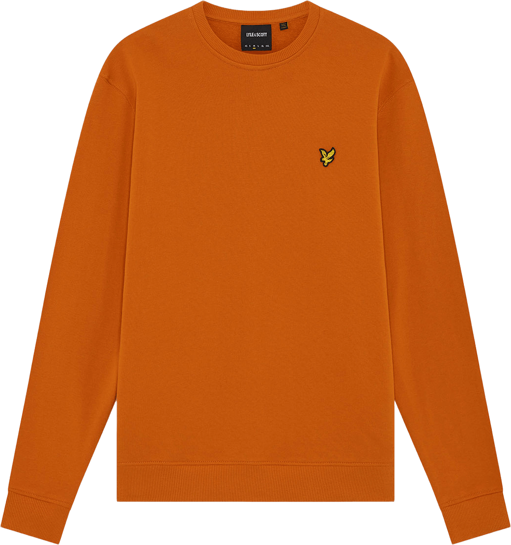 Crew Neck Sweatshirt, från Lyle & Scott, i färgen Broad Orange.