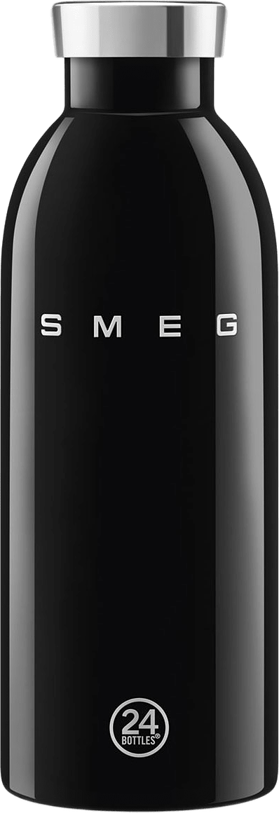 Water Bottle Black 500 Ml 50's Style, från Smeg, i färgen Black.