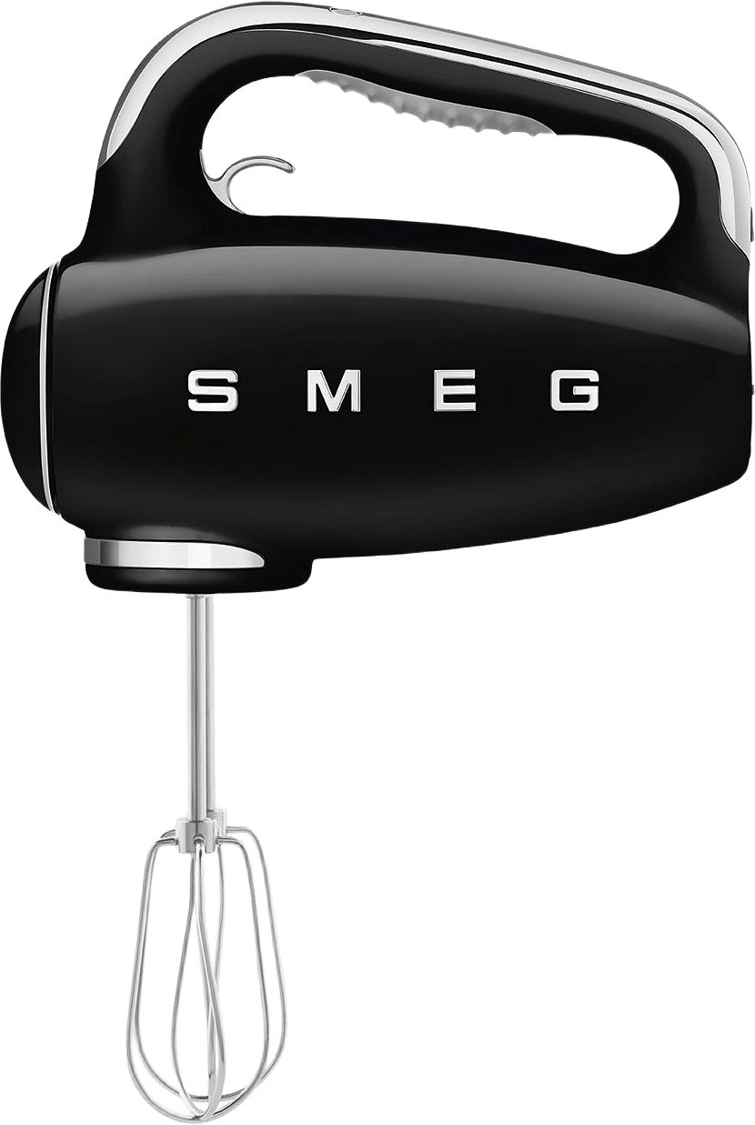 Hand Mixer Cream Eu 50's Style, från Smeg, i färgen Black.