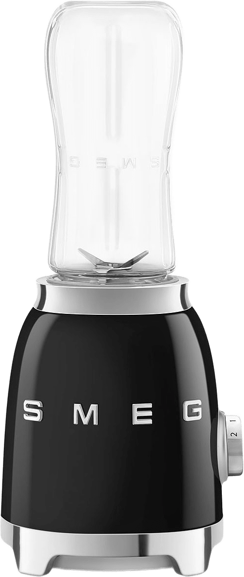 Personal Blender Black Eu 50's Style, från Smeg, i färgen Black.