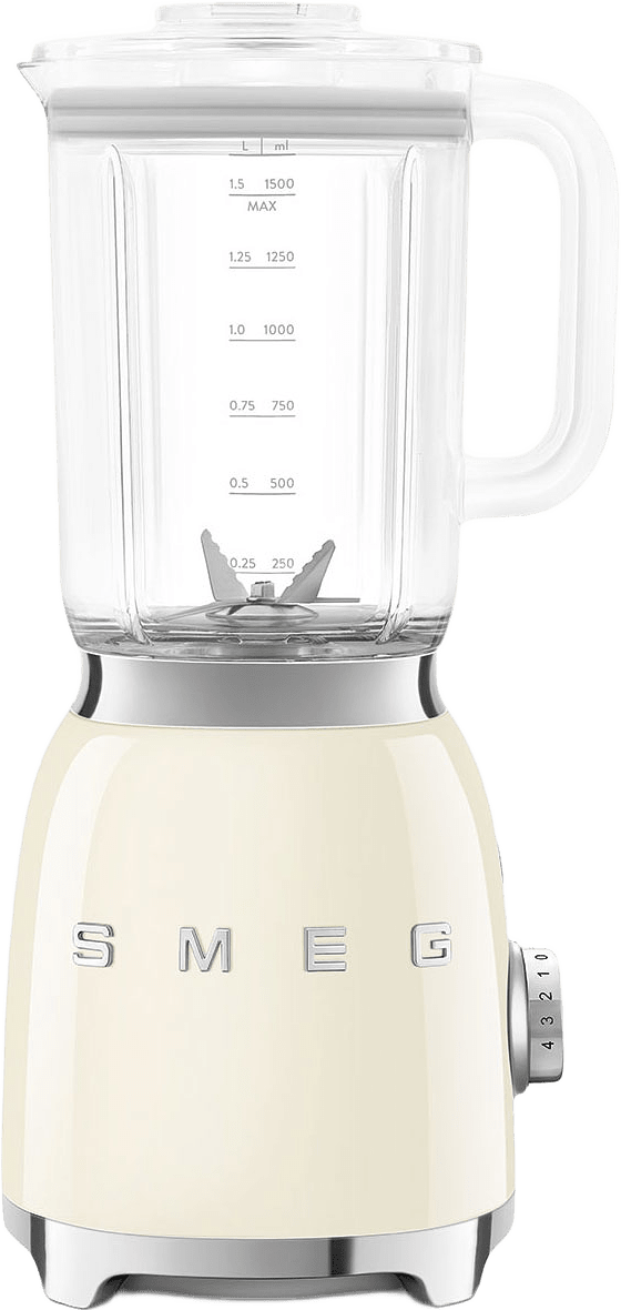 Blender Red Eu 50's Style, från Smeg, i färgen Cream.