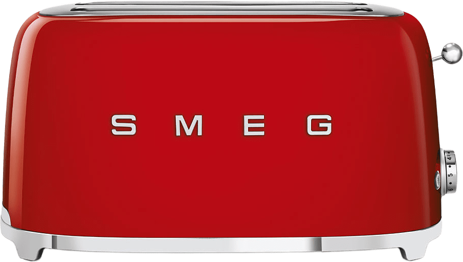 Toaster Red 4 Slice 50's Style, från Smeg, i färgen Red.