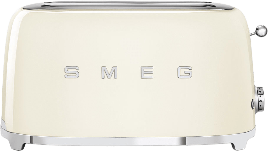 Toaster Red 4 Slice 50's Style, från Smeg, i färgen Cream.