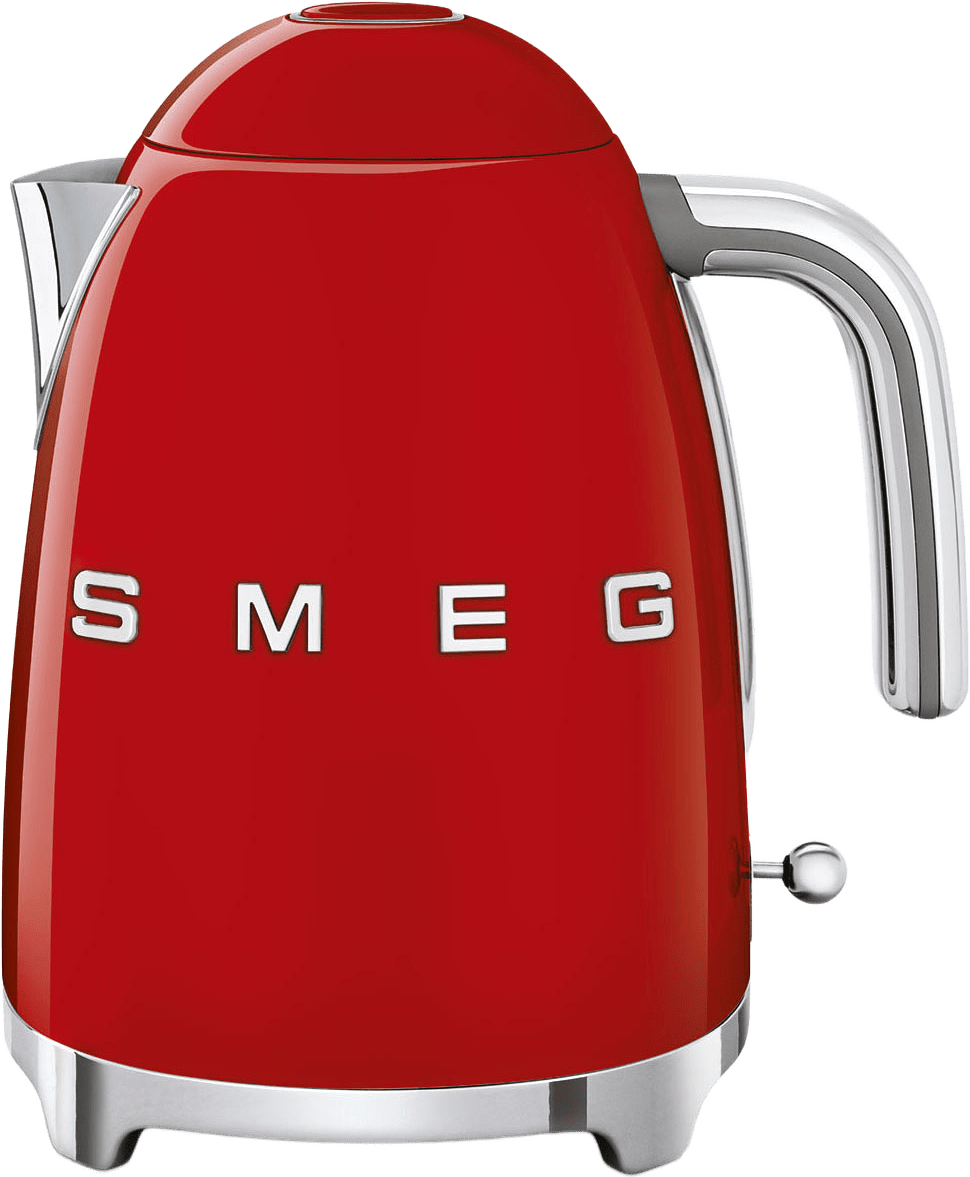 Standard Kettle Red 50's Style, från Smeg, i färgen Red.