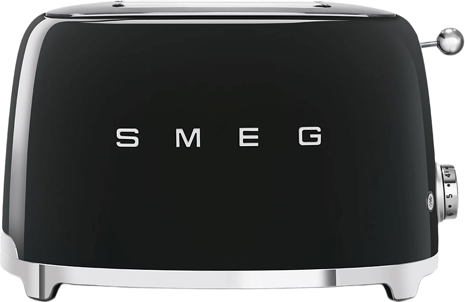 Toaster Black 2 Slice 50's Style, från Smeg, i färgen Black.
