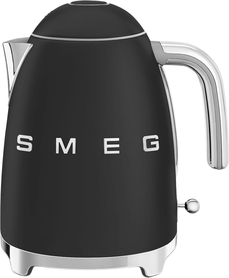 Standard Kettle Emerald Green Eu 50's Style, från Smeg, i färgen Matt Black.