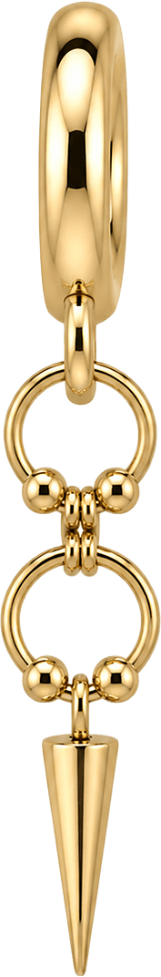 Kelly Single Earring, från WOS, i färgen Gold.