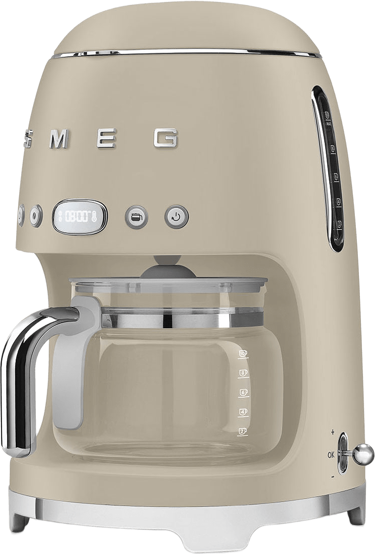 Drip Filter Coffee Moonlight Matt Eu 50's Style, från Smeg, i färgen Moonlight.