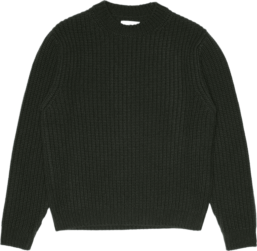 Gurra Sweater Chunky Knit, från Nudie Jeans, i färgen Racing Green.