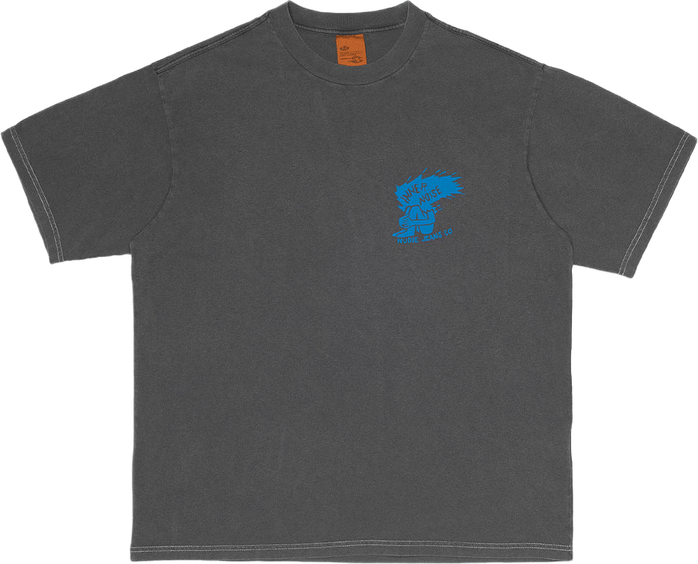 Koffe T-Shirt Inner Noise, från Nudie Jeans, i färgen Antracite.
