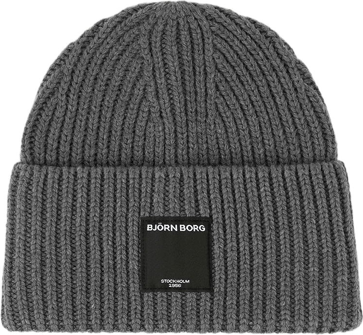Centre Knit Beanie, från Björn Borg Sport, i färgen Asphalt.