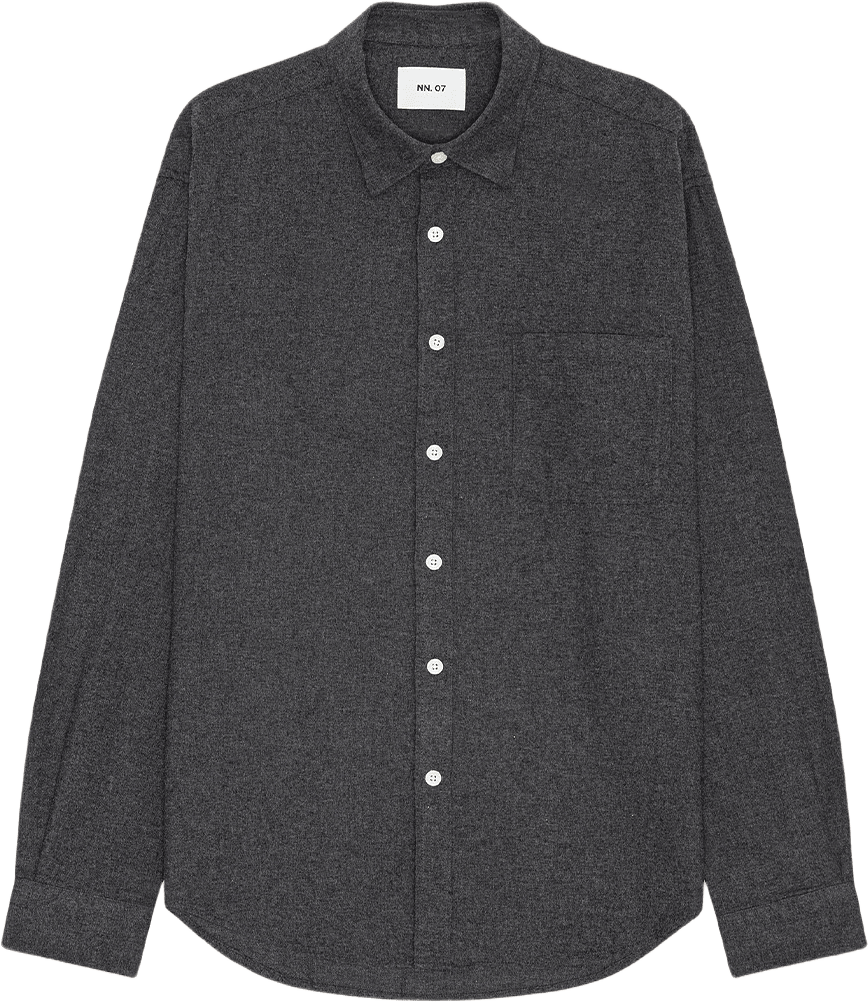Dino LS 5465 Shirt, från NN07, i färgen Dark Grey.