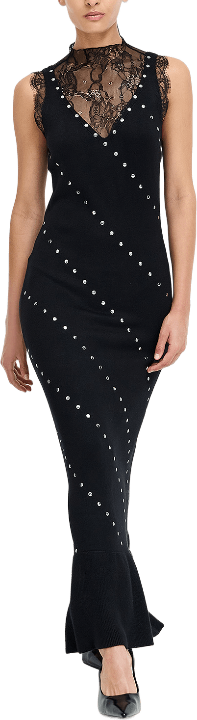 Mari Studs Dress, från French Connection, i färgen Black.
