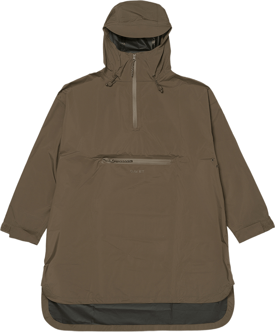 RE-No Rain Anorak Raincoat, från DAY ET, i färgen Major Brown.