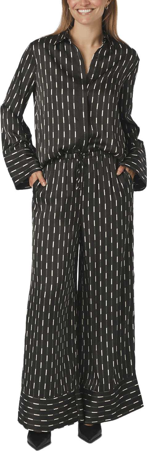 Mistan Print Shirt, från Neo Noir, i färgen Dark Brown.