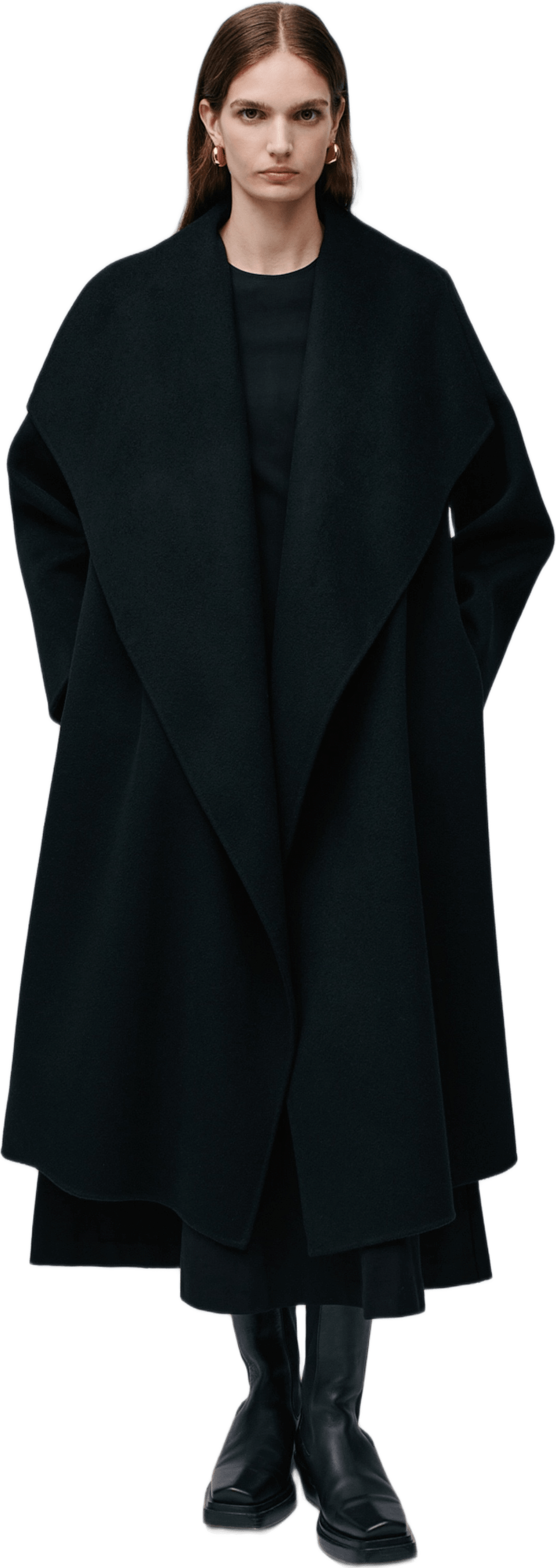 IOCarrieRose Coat, från Ivy Oak, i färgen Black.