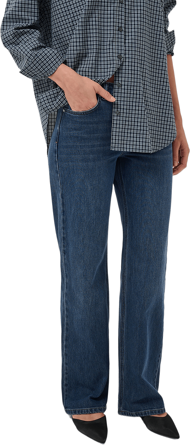 Jeans Wide 05 The Louis 139, från My Essential Wardrobe, i färgen Dark Blue Retro Wash.
