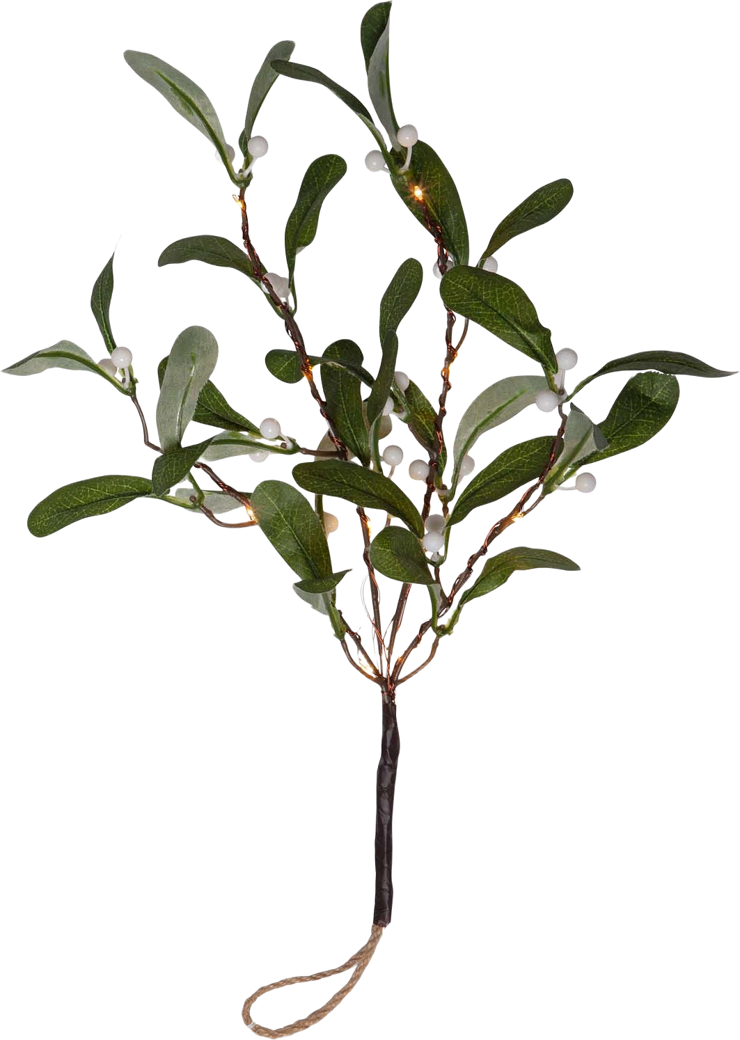 Dekorationskvist Mistel Grön 35 cm 10 ljus, från Star trading, i färgen Green.
