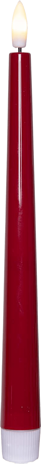 LED Antikljus 2-pack Flamme Candy Röd 26 cm, från Star trading, i färgen Red.