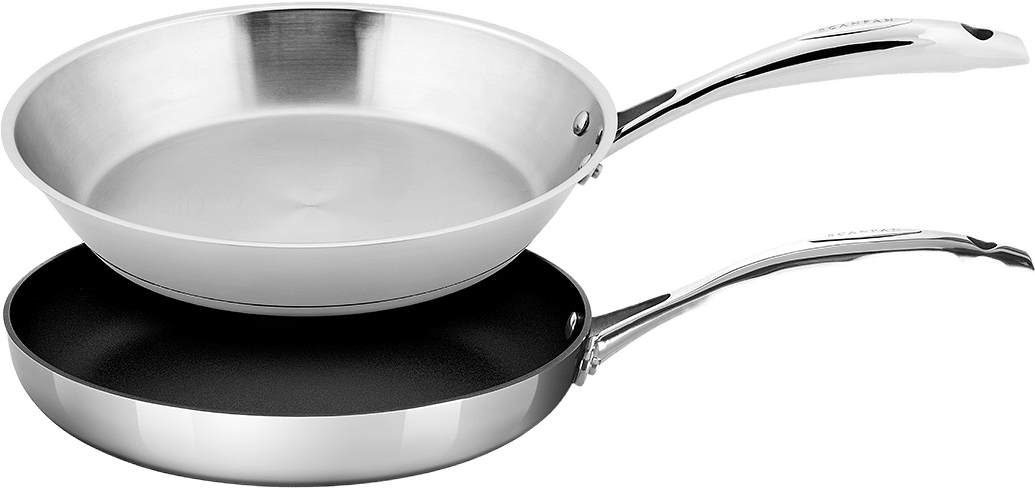 Stekpanneset i 2 delar 70-årsjubileum 28 cm, från Scanpan, i färgen Rostfritt Stål.