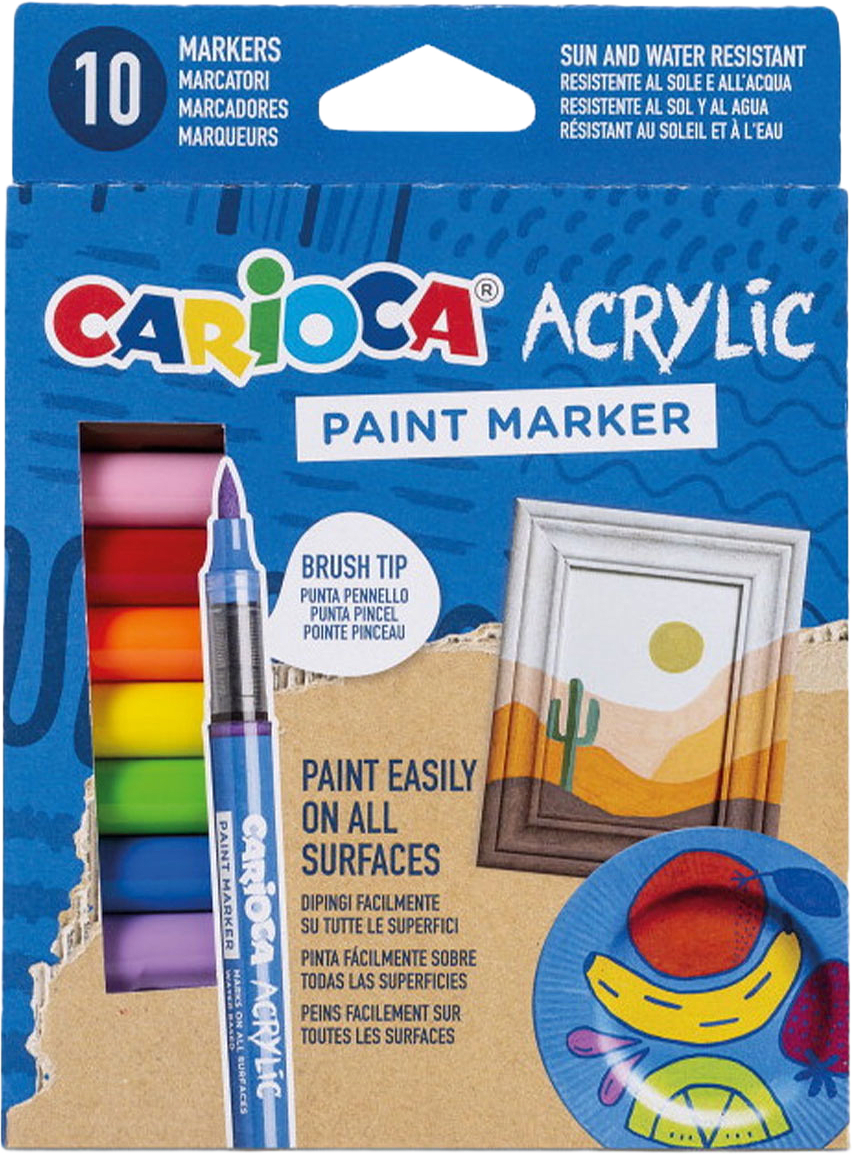 Carioca Akrylpennor 10 St, från Carioca.