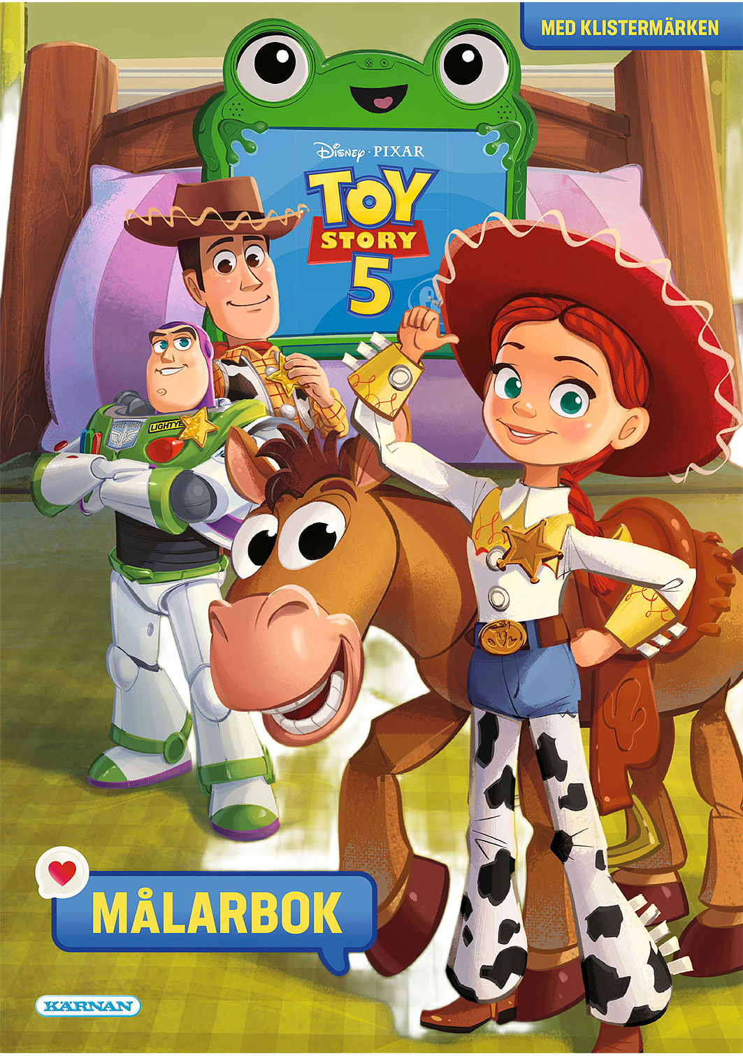 Målarbok Toy Story 5, från KÄRNAN.