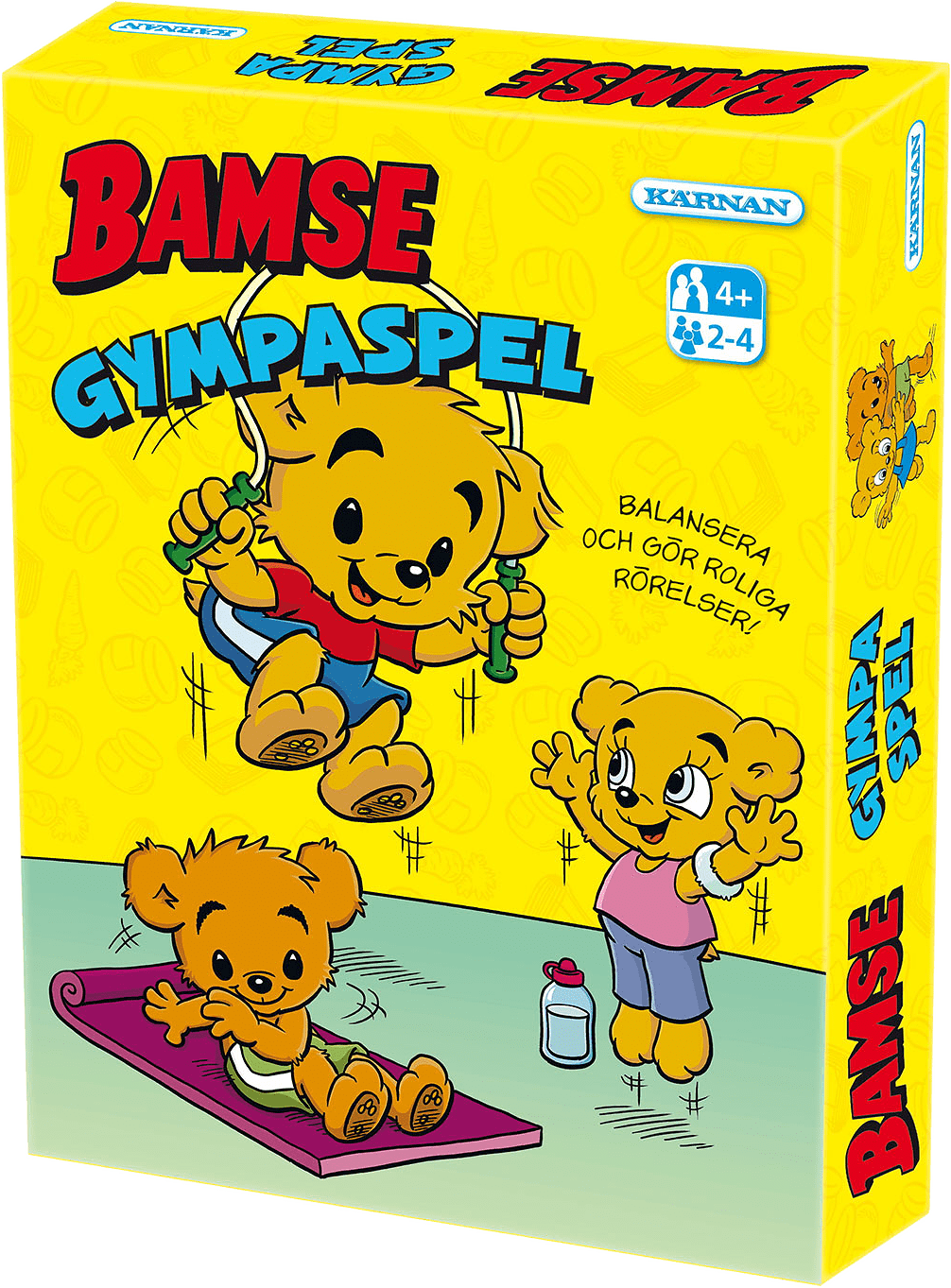 Barnspel Bamse Gympaspel, från KÄRNAN.