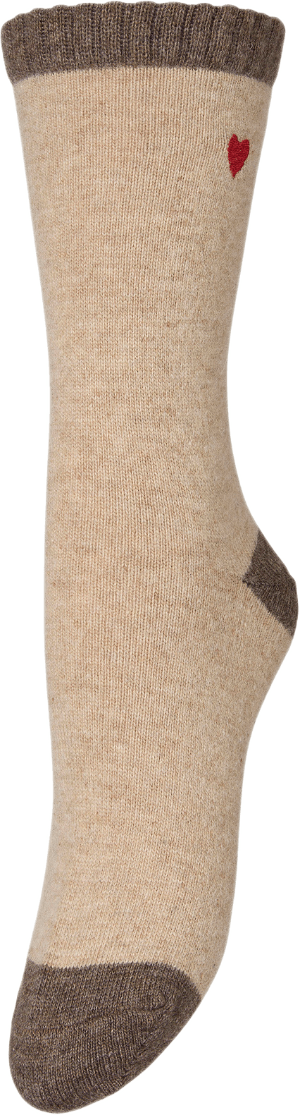 Hearty Wola Sock, från Becksöndergaard, i färgen Pine Bark.