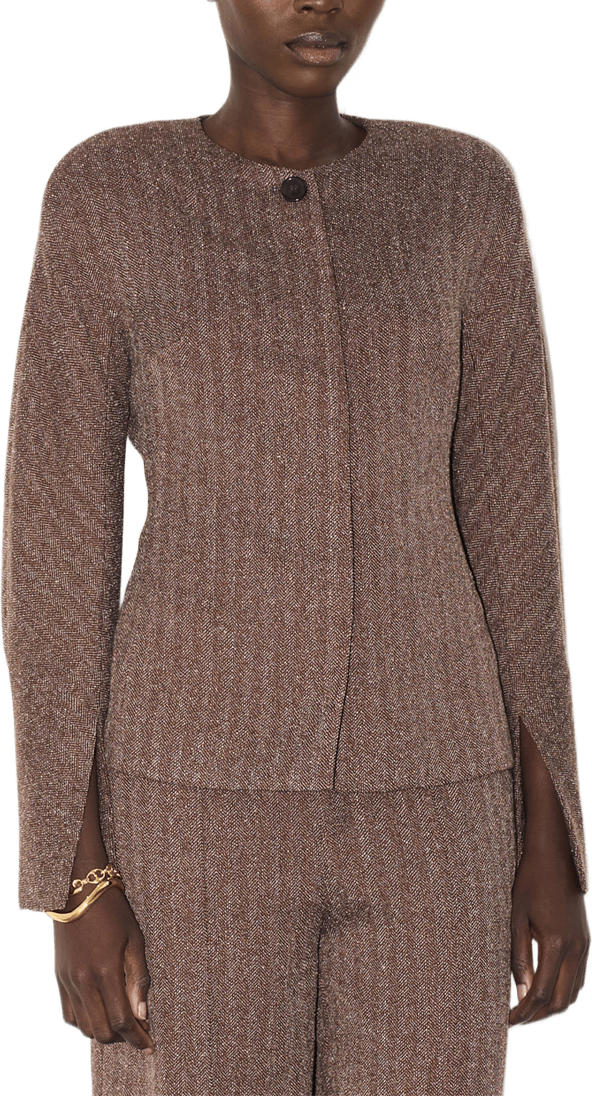 Omara Jacket, från Twist & Tango, i färgen Mocha Melange.