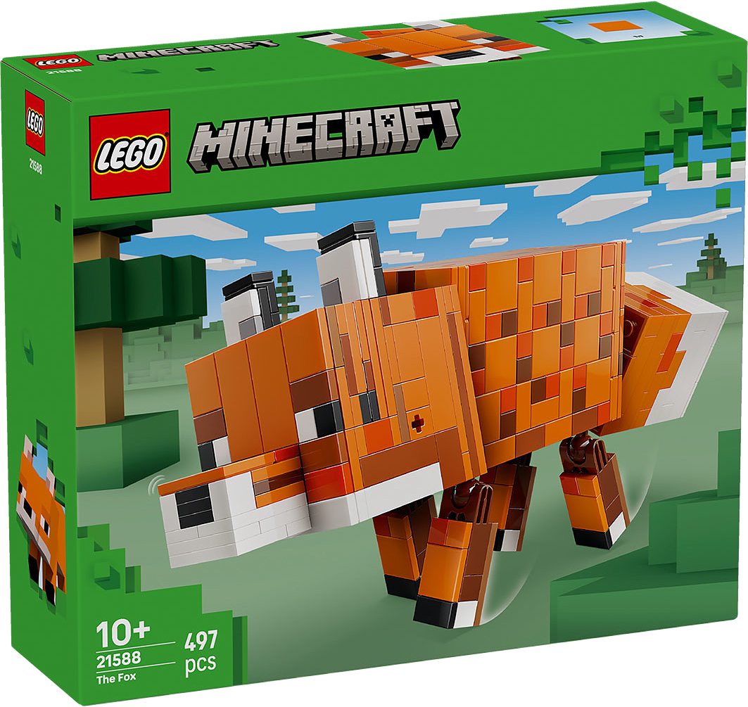 Minecraft® Räven Presentleksak med spelprydnad 21588, från LEGO, i färgen Multi.