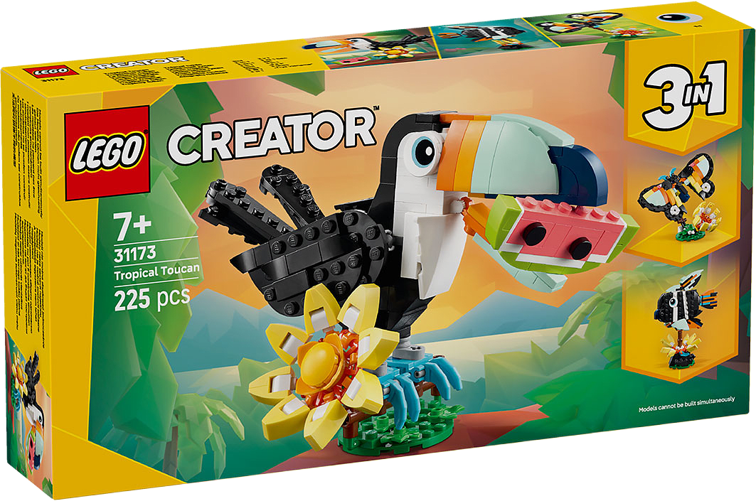 Creator 31173, Vilda djur: Tropisk tukan, från LEGO, i färgen Multi.