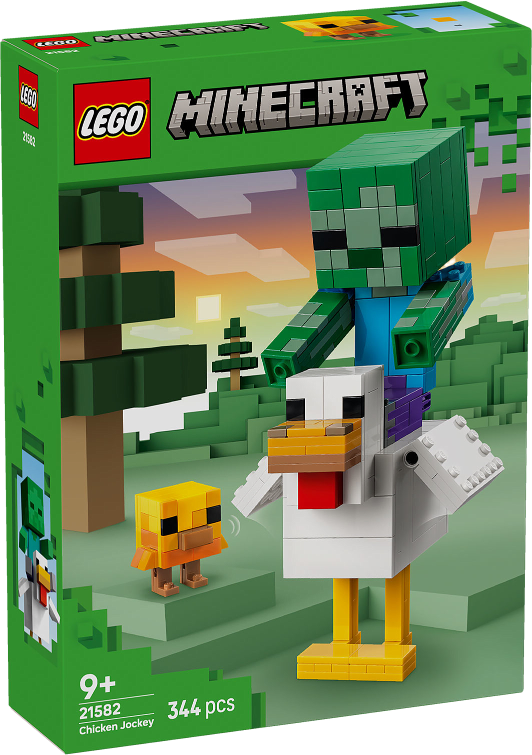 Minecraft Hönsryttare 21582, från LEGO, i färgen Multi.