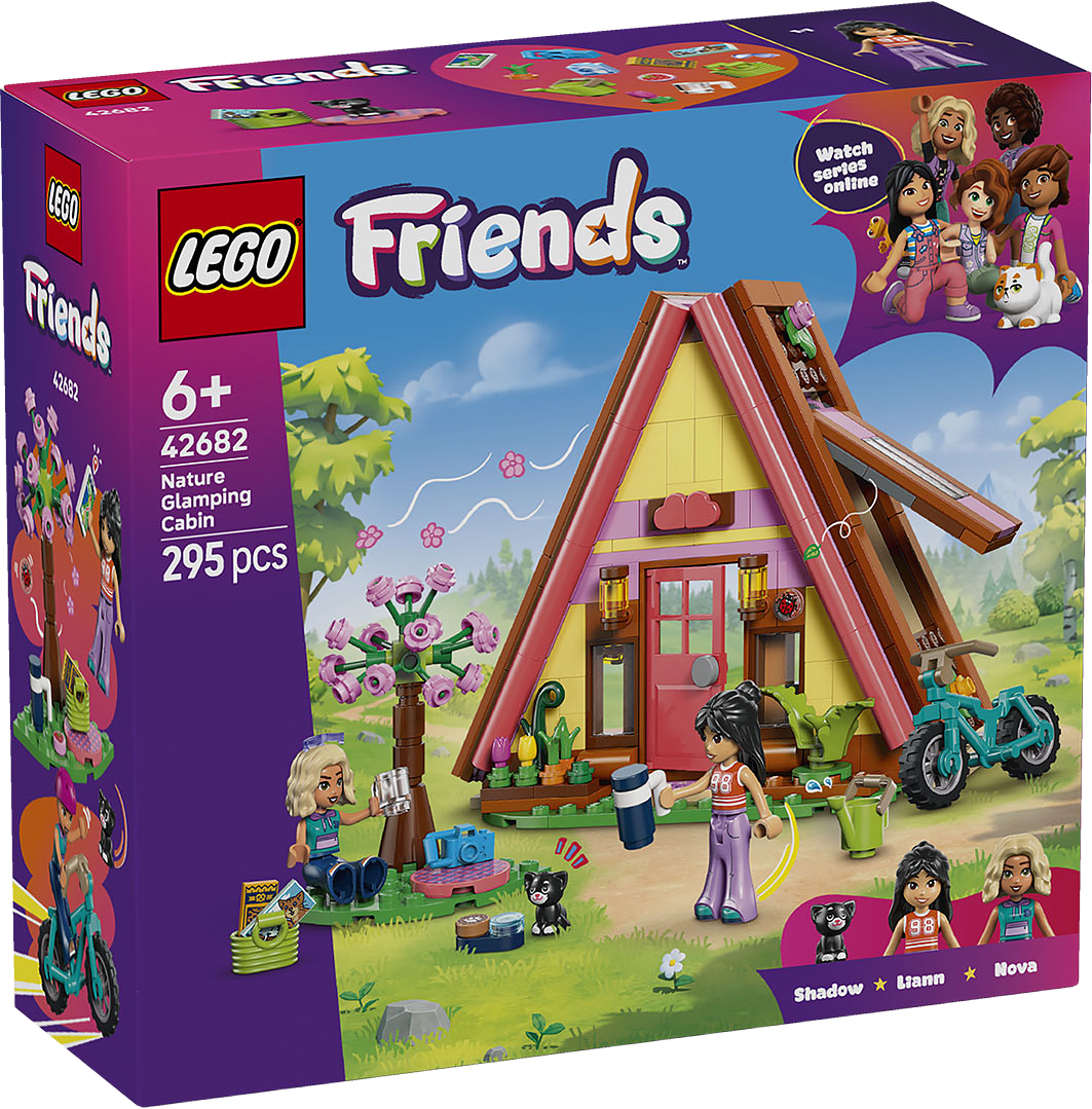 Friends Glampingstuga i naturen Byggleksak 42682, från LEGO, i färgen Multi.